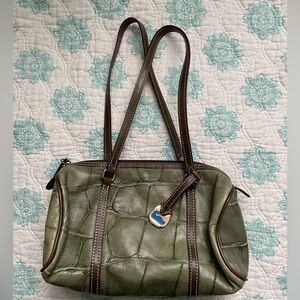 Vintage Dooney and Bourke Green Shoulder Purse